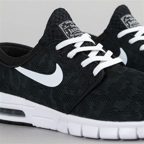 nike sb stefan janoski max schuhe schwarz weiß|nike janoski max sale.